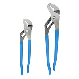 Channellock 2 Piece Tongue and Groove Pliers Set, Blue, 2 Piece Set, 9.5", 12"