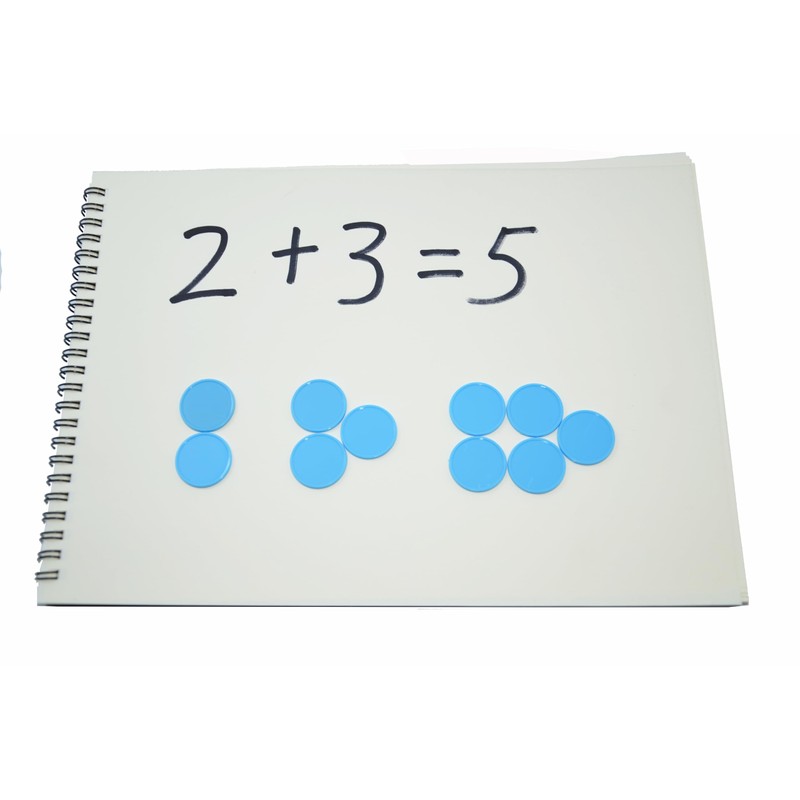 Smartdealspro Set of 100 1 Inch Opaque Plastic Learning Counters