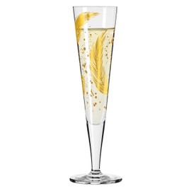 RITZENHOFF Goldnacht No. 42 1071042 Champagne Glass 200 ml Designer Item with Real Gold Made in Germany