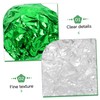 PACKOVE 100pcs Green Aluminum Foil Candy Wrappers Food Grade Packaging