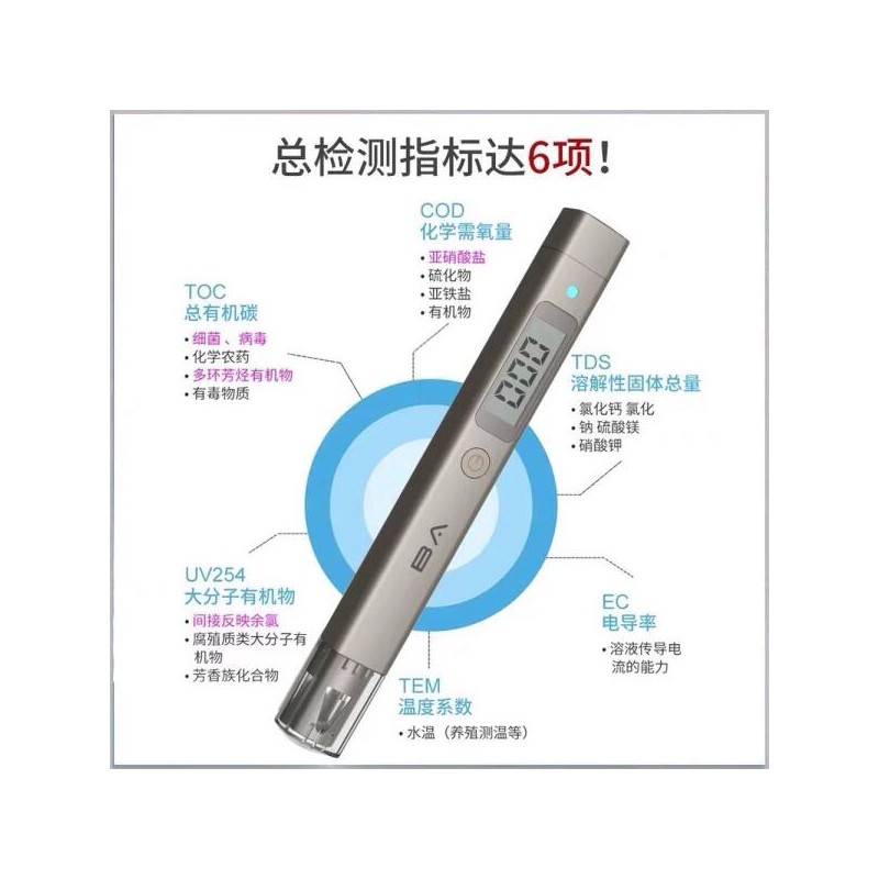 TOC/COD 고정밀 측정기 수질 가정용 테스터기 산도계 BOD 농도 매개변수
