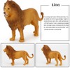 12PCS Mini Forest Animals Figures Toy Simulation Forest Animals Figurines