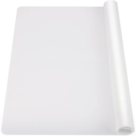 Ewen 31.6x23.5 Inches Silicone Mats for kitchen Counter, 2MM Thick Extra Large Heat Resistant Bar Mats for Countertop Silicone Mat for Air Fryer, Crafts, Work, Glass Top Stove, Translucent