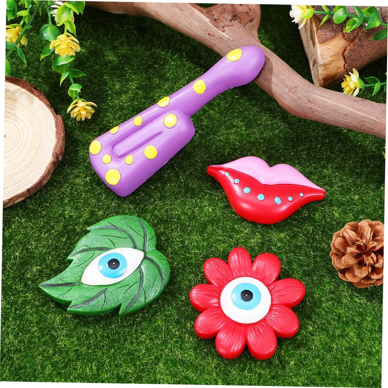 Ipetboom 1 Set Funny Tree Face Sculpture Intricate Outdoor Tree