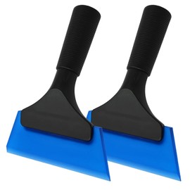 EHDIS Small Squeegee 5 inch Rubber Window Tint Squeegee for Car, Glass, Mirror, Shower, Auto,Windows -Red (Blue, 2)