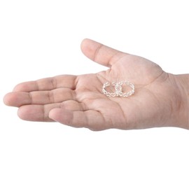 DHRUVS COLLECTION 925 Pure Sterling Oxidized Designer Silver Heart Toe Ring For Girls & Women