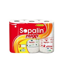 Sopalin Decorative Kitchen Rolls 3 = 6 Rolls