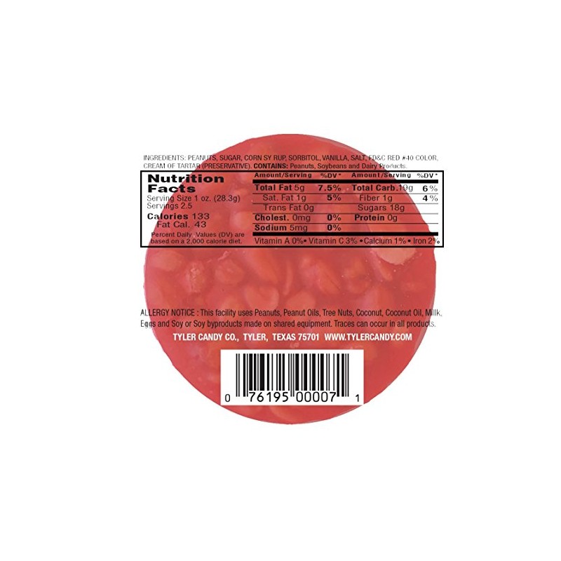 Dickies Peanut Pattie 2.5 oz Each (Pack of 16)