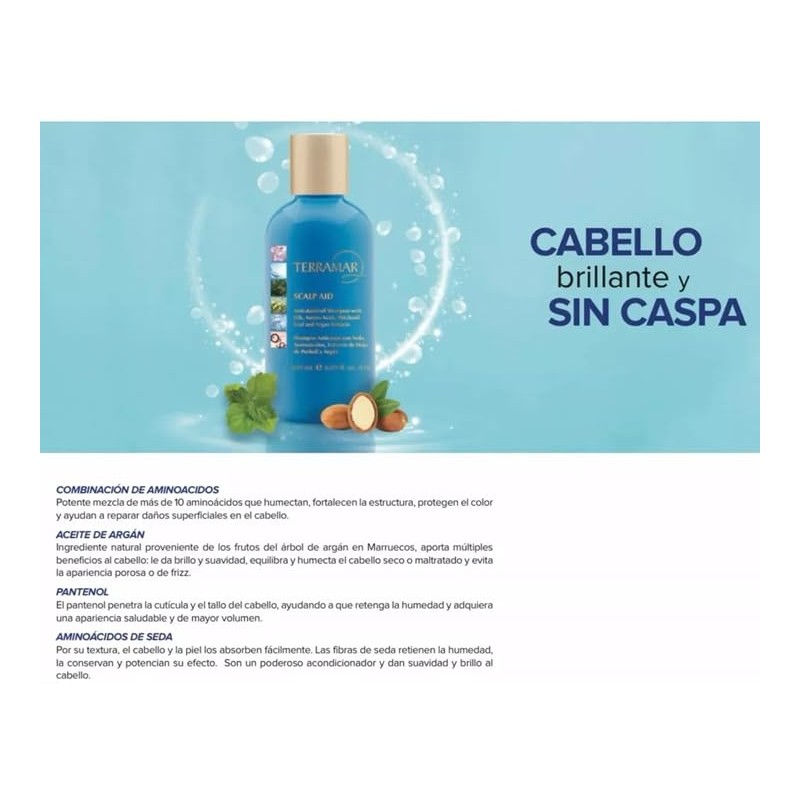 SHAMPOO ANTICASPA INGREDIENTES ORGANICOS Y NATURALES NO IRRITA, LIMPIA REEQUILIBRA