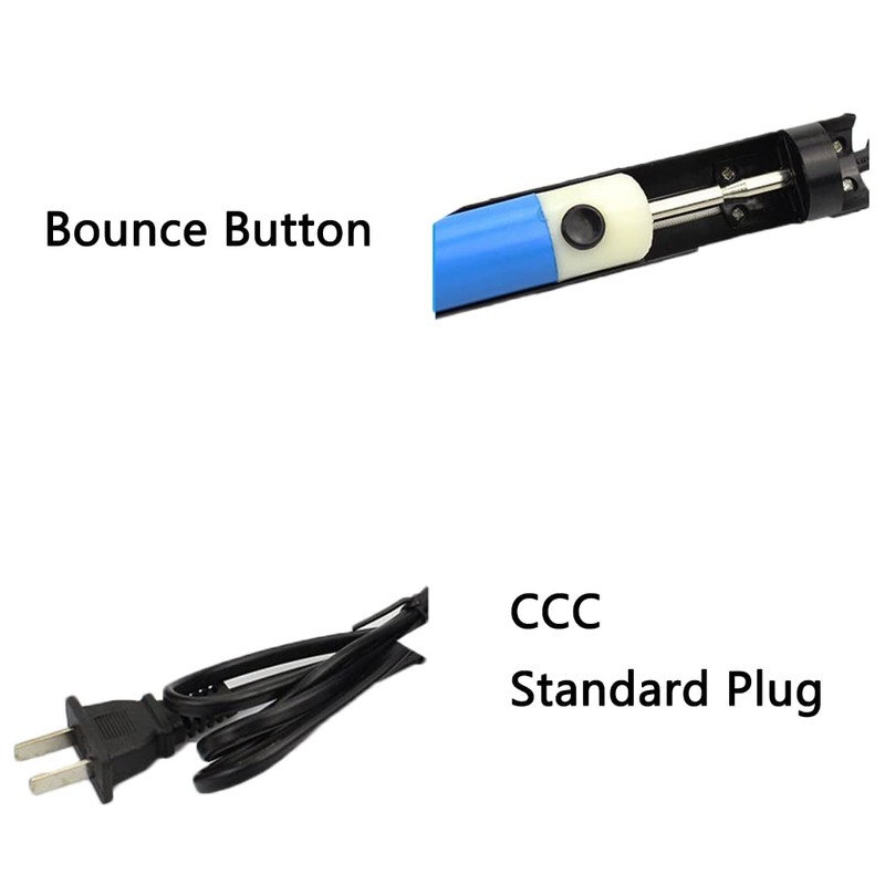 Electric Vacuum Desoldering Iron, Automatic Handheld Repair Solder Sucker Pump