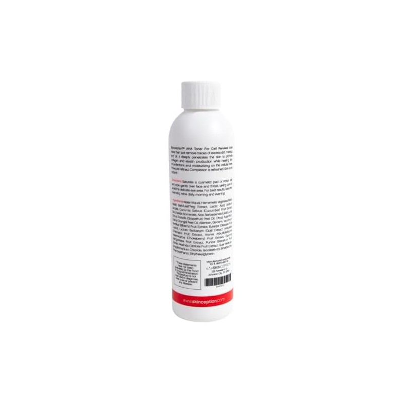 Skinception A.H.A. Toner for Cell Renewal, 6 Ounce