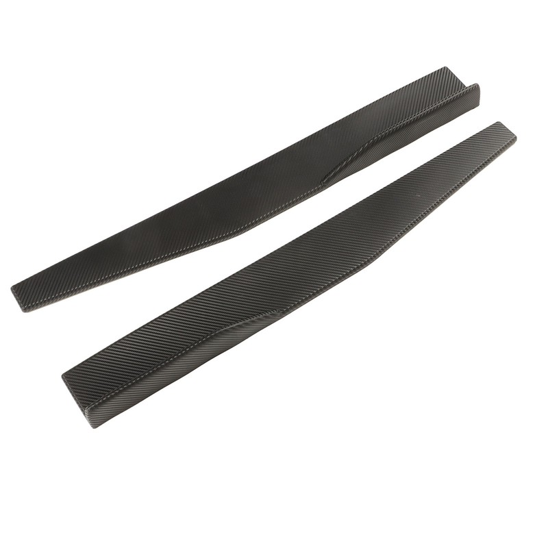 2PCs Side Skirt Winglet Carbon Fiber Style Universal Car Side