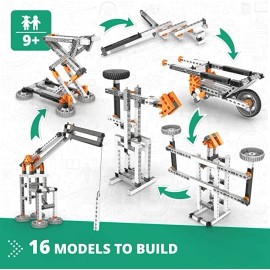 Engino Stem Toys Case of 16 Mechanics: Levers, Linkages, & Structures STEM901