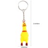 YARNOW 4 Pieces Mini Skake Chicken Rubber Cute Stress Reliever