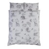 Sleepdown Jungle Toile Black White Leopard Print Geo Reversible Soft