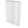 Galvanized Steel Gabion Wall with Covers - 39.4"x7.87"x59" for Outdoor