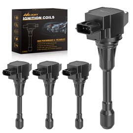 Nilight Ignition Coil Pack Set of 4 Automotive Replacement Ignition Coils Fit for Nissan 2004-2018 07 09 Sentra Altima Rogue Select Urvan Pathfinder NV200 NV350 Cube Versa 2014 2015 Infiniti #OE UF549