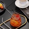 1 Set Stainless Steel Straws Milkshake Straws Metal Straw Reusable