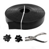 Qlvily Chain Link Fence Privacy Tape, 246ft x 0.15ft Chain
