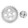 2 Sets Bevel Gear Zinc Alloy Aluminum Bearing 22mm Industrial