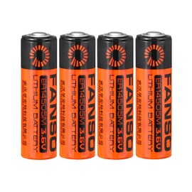 STEPMAX 4 Pack FANSO ER14505M AA 3.6V Lithium Battery 2200mAh ER14505 Non-Rechargeable Battery