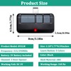 Universal Garage Door Opener Remote with Visor Clip, Works for