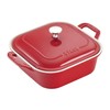 Staub Ceramics 4-pc Baking Dish Set-Cherry