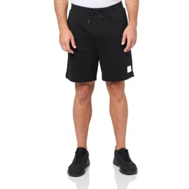 HUGO Square Logo Pull On Jersey Shorts Black Pepper