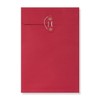 C4 Envelope 324x229mm + 25mm Pleat Red String Closure Kraft
