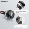 QTEATAK 1/2"(12mm) Pre-Wired Mounting Hole On/Off Mini Round Waterproof Momentary