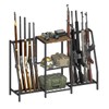 Mondazie Double-Side Gun Rack Stand, Vertical Rifle Display Holder with