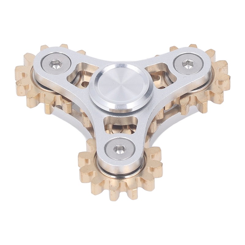 4 Gears Fidget Bearing Toy Stress Reducer Anxiety Game Brass