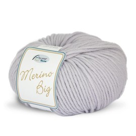 Rellana Big Merino Wool Colour Number 14 Grey Wool Needle Size 5, with Merino Wool for Knitting Crochet &, Hat