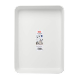Tatay Drawer Organiser A4 Baobab, Polypropylene, BPA free, White. Measures 24,7 x 33 x 5,6 cm
