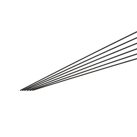 sourcing map Carbon Fiber Rod, 1.5mm x 200mm Carbon Rod Bar for RC Plane DIY Craft Kite Wing Tube Quadcopter Arm Repair Pack of 10