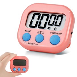 RuiMi Multifunction Electronic Timer, Digital Kitchen Timer with Magnet, Up to 99 Minutes 59 Seconds Learning Timer, Large LCD Digital, Loud Loud Screen for Baking, Kitchen, Study, Exercise Training
