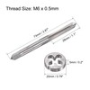 uxcell M6 x 0.5mm Metric Tap and Die Set, Machine