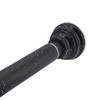 Shower Curtain Rod 30-55IN, Anti-Slip, No Rust,Black Stainless Steel Metal