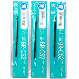 Tombow 0.7mm Blue Ink Refill (BR-CS215) Multicolor Color Ballpoint Pen Reporter 2, Reporter 3, and Reporter 4, × 3 Pack/total 3 pcs (Japan Import)