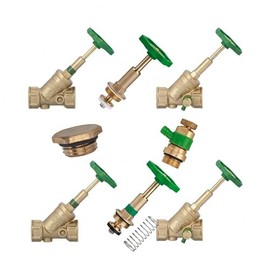 Schlösser Angle Seat Valve KFR Shut-off Valve Upper Part Rising Spindle DVGW Design KFR Valve without Emptying Size 1 Inch