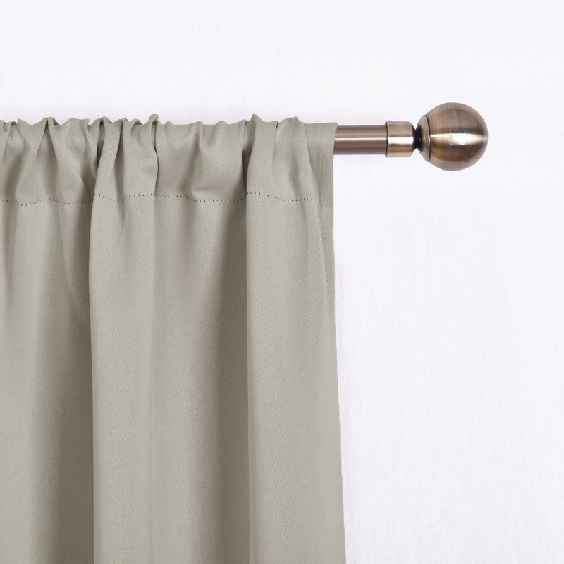 NICETOWN Blackout Tie Up Curtain Energy Efficient Window Shades Adjustable