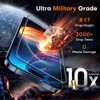 TOCOL for iPhone 15 Pro Screen Protector, [9H Hardness] [Military
