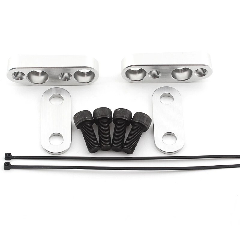 Trichtu Mount Chrome Adjustable Handlebar Risers Adapter For Honda Goldwing