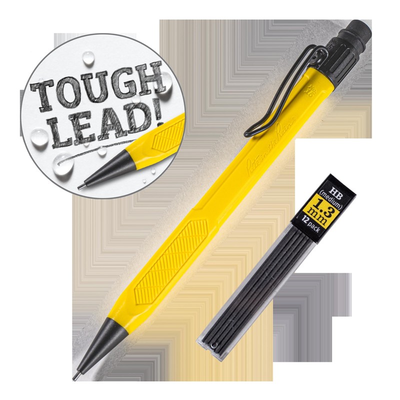 Rite in the Rain Weatherproof Mechanical Pencil, Yellow Barrel, 1.3mm
