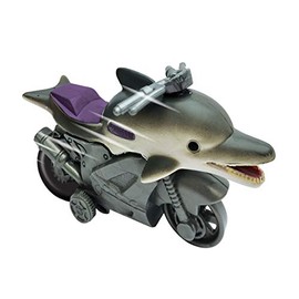 Deluxebase Wild Rider: dolphin friction drive toy motorcycles with cool animal riders, large dolphin toys for boys and girls.