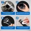 Supply Giant 3962 Flexible PVC Pipe Cap with Stainless Steel