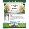 Ginger Lime Cola White Tea (25 tea bags, ZIN: 544112)