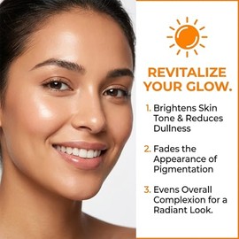 Suero súper vitamina C para mujeres, suero facial antienvejecimiento con ácido hialurónico, vitamina C, fórmula natural hidrata, reafirma, eleva e hid