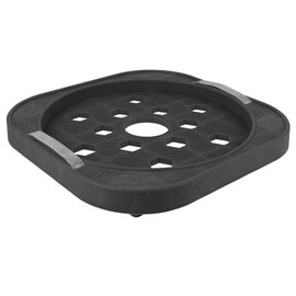 STOBAZA Movable Propane Cylinder Base with Wheels, Round Gas Tank Tray, Universal Propane Tank Tray with Brake Wheels Used for Gas Cylinder Consignment and Stationary Storage