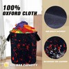 Blood Splattered Laundry Basket Blood Pattern Foldable Oxford Cloth Funny